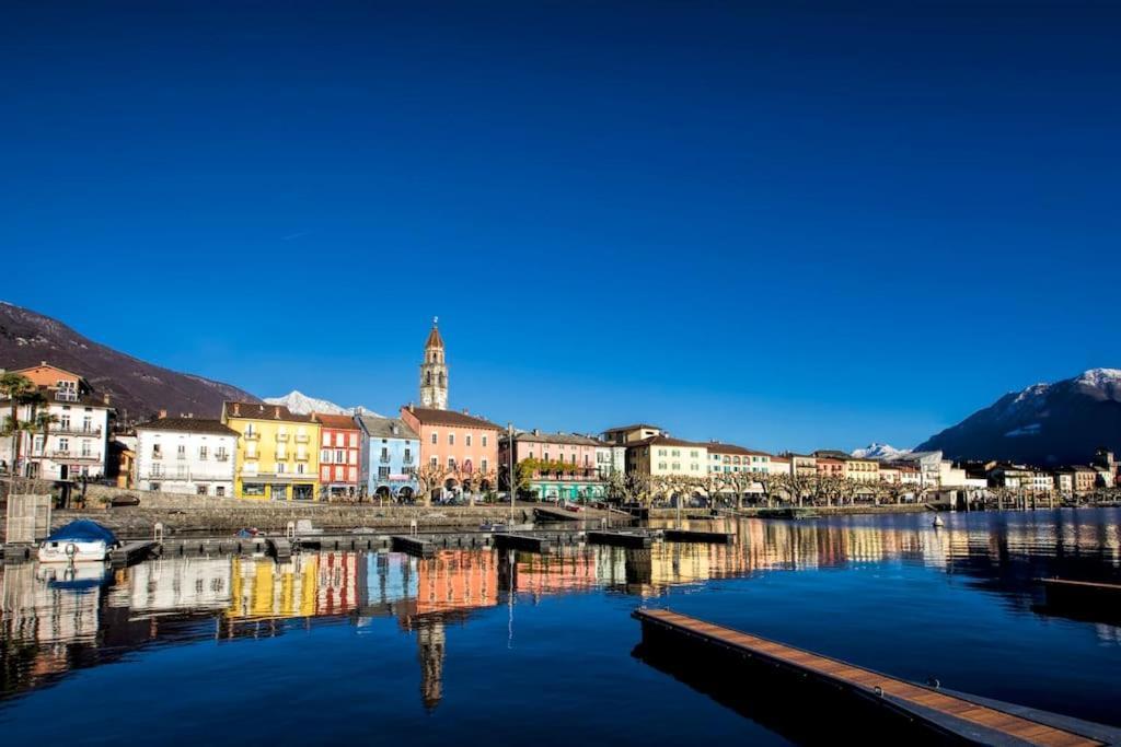Ascona: Residenza Sabrina,App 2.5 Locali E Piscina Apartment Luaran gambar