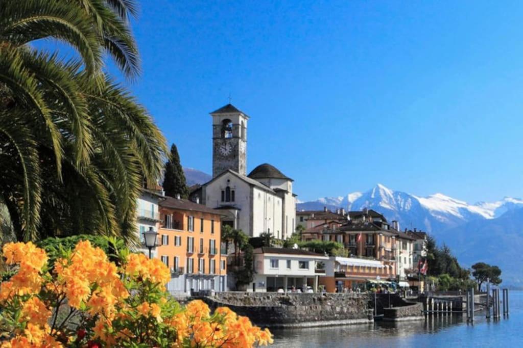 Ascona: Residenza Sabrina,App 2.5 Locali E Piscina Apartment Luaran gambar